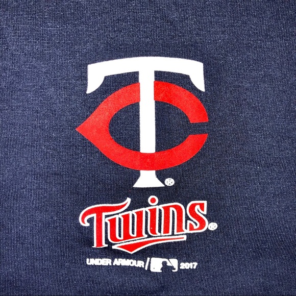 Under Armour Minnesota Twins V-Neck Tee - Size S - Picture 7 of 8